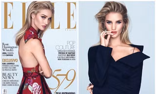 Diện thời trang thu đông sành điệu như siêu mẫu Rosie Huntington-Whiteley 