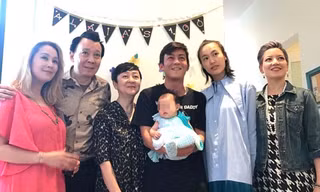 Trần Quán Hy mở tiệc mừng 100 ngày con gái chào đời