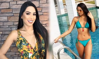 Đường cong rực lửa của nữ phóng viên lên ngôi Hoa hậu Brazil 2018