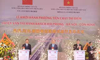 Bắt đầu thí điểm tuyến xe khách thẳng Hải Phòng - Côn Minh