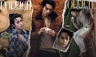 Vương Hạc Đệ khoe cơ bụng trên bìa L’Officiel Hommes, tạo thành tích ấn tượng