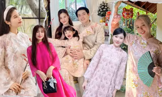 Mỹ nhân Việt khoe sắc ngày Tết: Phương Ly, Đông Nhi "đụng hàng"