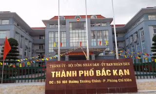 Trụ sở Thành ủy Bắc Kạn