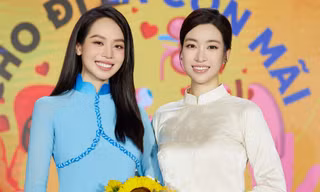 Hai ‘Hoa hậu Việt Nam’ đình đám cùng xuất hiện nhưng Thanh Thủy gây chú ý khi thực hiện điều ý nghĩa này