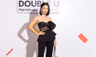 Á hậu Hoàng Oanh xuất hiện đầy sắc sảo, nói về chuyện chăm con với chồng cũ khiến netizen ngạc nhiên
