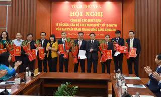 Phân công, bổ nhiệm nhiều cán bộ chủ chốt ở 3 tỉnh