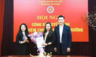Thành Đoàn Hà Nội bổ nhiệm nhân sự mới 