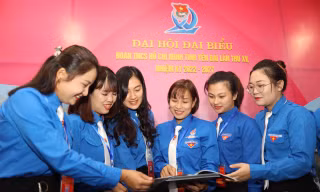 Toàn cảnh phiên khai mạc Đại hội Đoàn tỉnh Yên Bái khóa XV, nhiệm kỳ 2022 - 2027