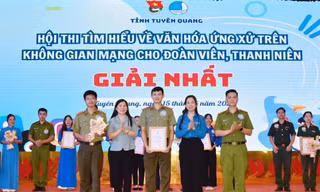 Đoàn viên, thanh niên Tuyên Quang thi ứng xử văn minh trên không gian mạng 