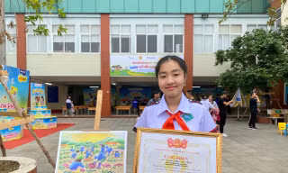 'Vườn rau thanh niên' đạt giải đặc biệt thi vẽ tranh Sắc màu tình nguyện