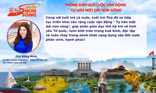  Thủ lĩnh thanh niên Thủ đô gửi thông điệp hưởng ứng Cuộc vận động 'Tự hào một dải non sông'