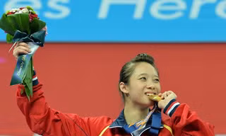 Dương Thúy Vi là VĐV mang về tấm HCV đầu tiên cho Đoàn TTVN ở cả SEA Games 27 lẫn ASIAD 17. Ảnh: VSI