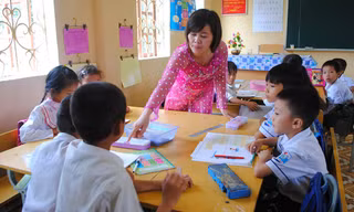 Lớp học theo mô hình trường học mới