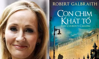 Tác giả J.K. Rowling (Robert Galbraith) và bìa cuốn “Con chim khát tổ”
