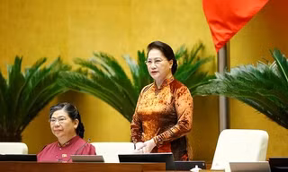 Chủ tịch Quốc hội Nguyễn Thị Kim Ngân phát biểu tại Phiên họp thứ 51 Uỷ ban Thường vụ Quốc hội