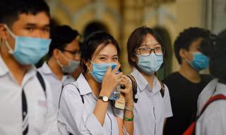 Thí sinh dự thi THPT 2020. Ảnh Như Ý