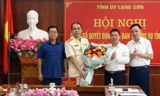 Bản tin 8H: Thượng tá Hứa Triều Dương làm Phó Trưởng Ban Nội chính Tỉnh ủy Lạng Sơn