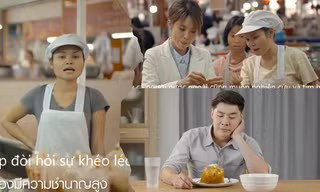 Quảng cáo ngân hàng "10 điểm không có nhưng", ý tưởng độc lạ không thể rời mắt
