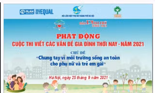 Phát động cuộc thi viết 'Các vấn đề gia đình thời nay'
