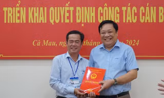 Phân công nhân sự phụ trách điều hành Sở Tài chính Cà Mau