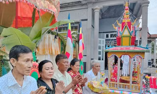 Lễ Dâng y của người Khmer vùng Đất Mũi 