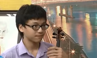 "Thần đồng" violin Trần Lê Quang Tiến