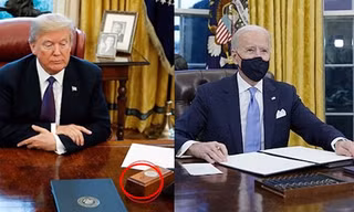 Tổng thống Biden gỡ bỏ cái nút đỏ bí ẩn trên bàn làm việc ở Nhà Trắng, đó là nút gì vậy?