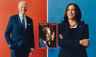 Vượt qua Tổng thống Trump, ông Joe Biden và bà Kamala Harris trở thành “Nhân vật của năm”