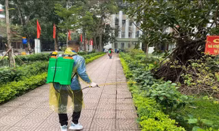 Cơ quan chức năng tỉnh Bắc Ninh phun khử khuẩn phòng chống dịch