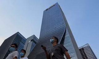 Trụ sở chính của Evergrande ở Thâm Quyến, Trung Quốc. Nguồn: SCMP.