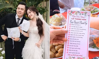 Thực đơn đám cưới ở Yên Bái khiến quan khách 'xoắn não', chú rể tiết lộ lý do