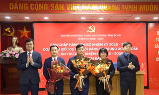 Anh Nguyễn Thái An tái cử làm Bí thư Chi bộ Ban Tuyên giáo Trung ương Đoàn