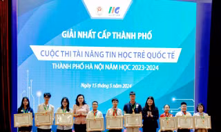Hơn 550 trường học Thủ đô tham gia thi tài năng tin học trẻ quốc tế 