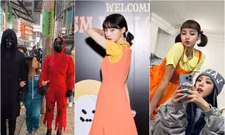 Giới trẻ khắp nơi đua nhau hóa trang trào lưu Squid Game 'gây bão' mạng đêm Halloween