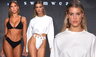 Loạt chân dài ‘thiêu đốt’ sàn catwalk với những thiết kế bikini nóng bỏng