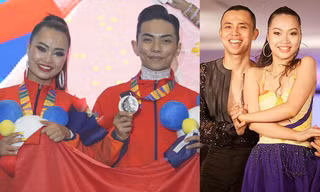 Tình cũ của Chí Anh là bạn nhảy xinh đẹp cùng Phan Hiển đoạt HCV SEA Games 30
