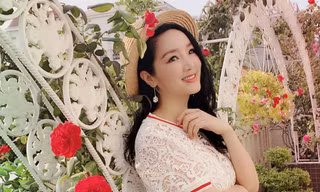 Cuộc sống cách ly trong biệt thự triệu đô của Hoa hậu Đền Hùng Giáng My