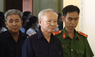 Bị cáo tại phiên tòa.