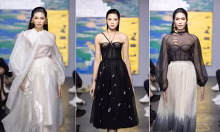 Hoa hậu Đỗ Thị Hà và hai Á hậu đọ thần thái kiêu sa 'một chín một mười' trên sàn catwalk