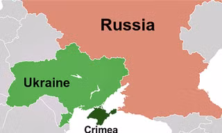 Vị trí bán đảo Crimea