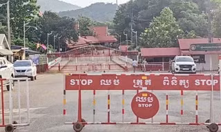 Campuchia tuyên bố đóng cửa khẩu quốc tế Daung giáp Thái Lan. (Ảnh: Khmer Times)