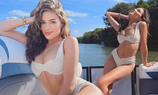 Hoa hậu hoàn vũ Olivia Culpo đẹp như mộng với áo tắm trong tiệc sinh nhật