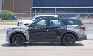 Ford Explorer 2024 lộ ảnh chạy thử