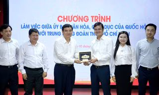Trung ương Đoàn làm việc với Ủy ban Văn hóa, Giáo dục của Quốc hội 