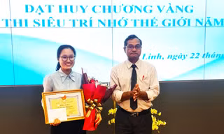 Lâm Đồng khen thưởng nhà vô địch Siêu trí nhớ thế giới 
