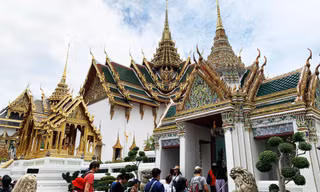 Một góc của đại hoàng cung Grand Palace