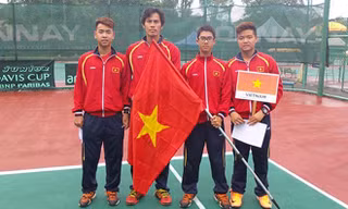 Đội tuyển quần vợt U16 Việt Nam. Ảnh: Người lao động.