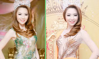 Hoa hậu gốc Việt Jennifer Chung lộng lẫy trong tiệc mừng