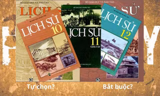 Tranh luận khi Lịch sử trở thành môn học tự chọn trong chương trình giáo dục mới