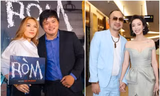 Mỹ Tâm, vợ chồng Thu Trang - Tiến Luật đến chúc mừng phim “Ròm” ra mắt đầy cảm xúc